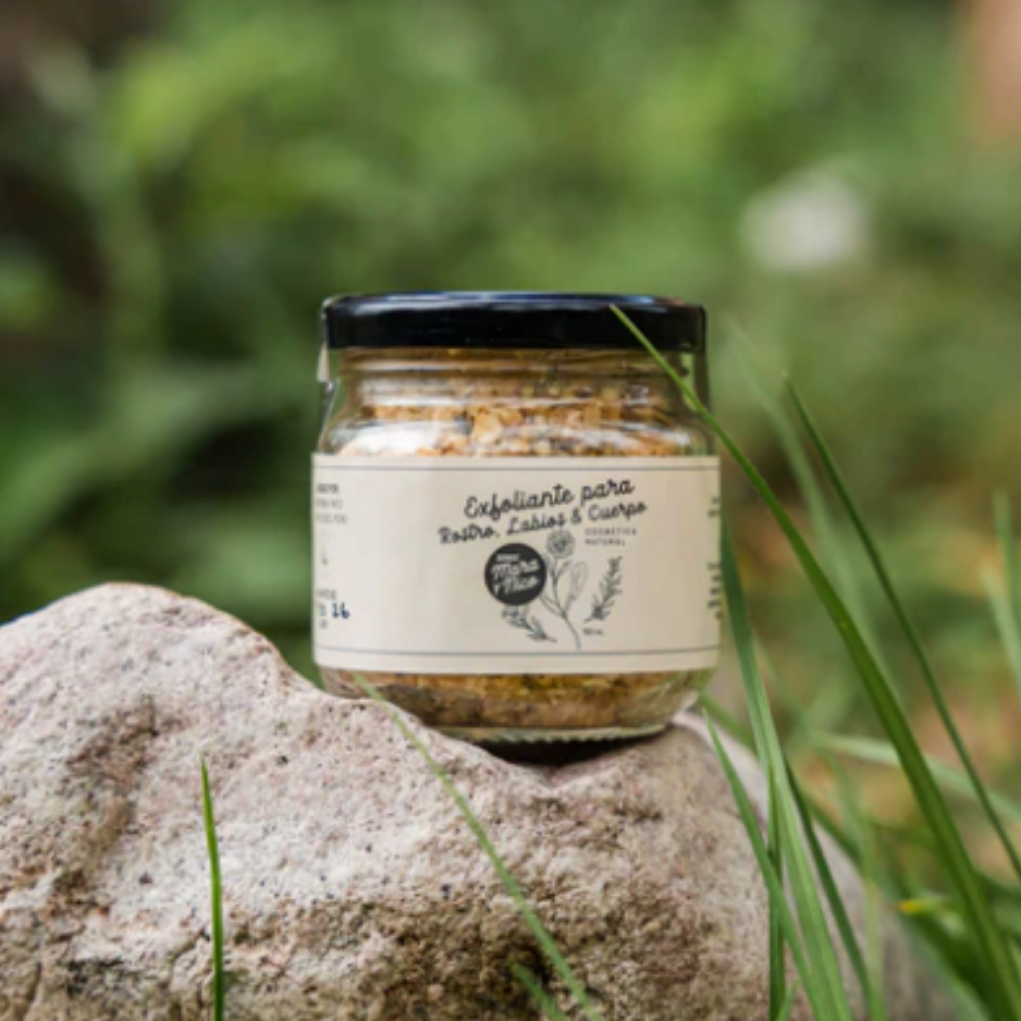 Crema Exfoliante Avena y Lavanda