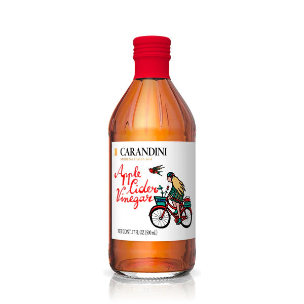 Vinagre de Sidra de Manzana Tapa Roja 500ml Carandini