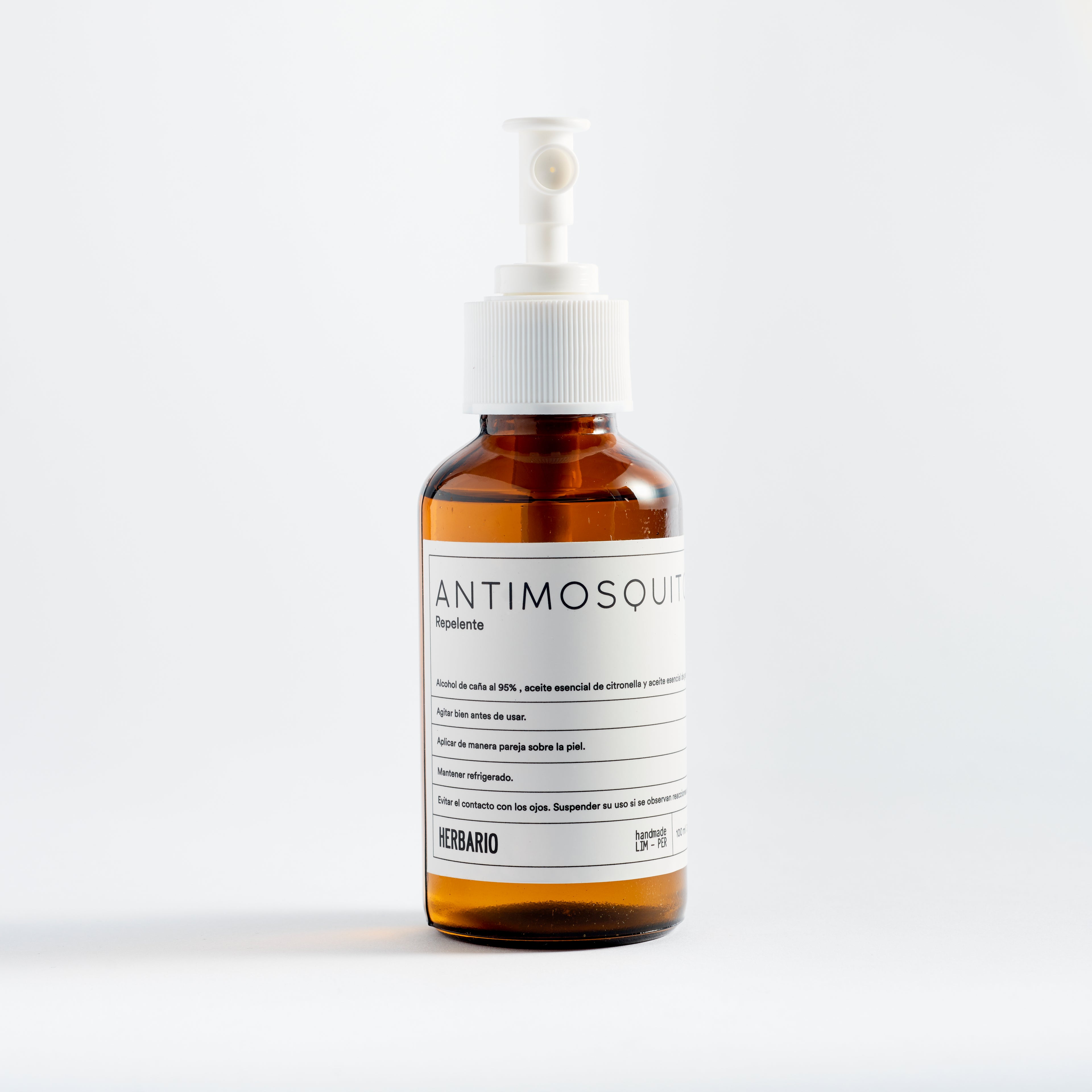 Anti Mosquito 30ml - repelente de citronella y geranio Herbario