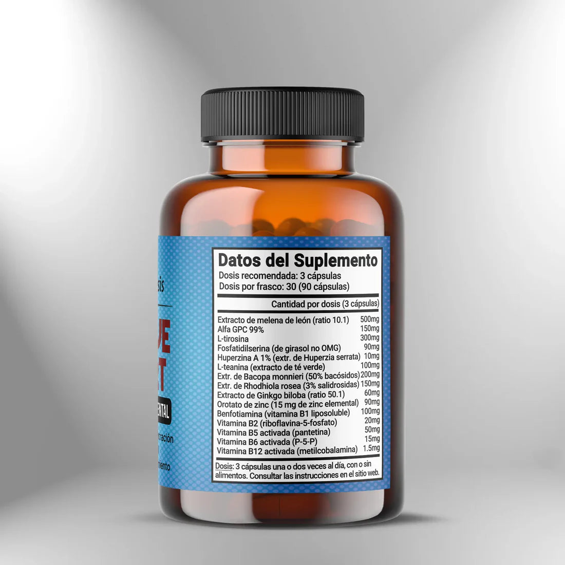 Cognitive Support Apoyo Cognitivo 90 cápsulas Sagrada Microdosis