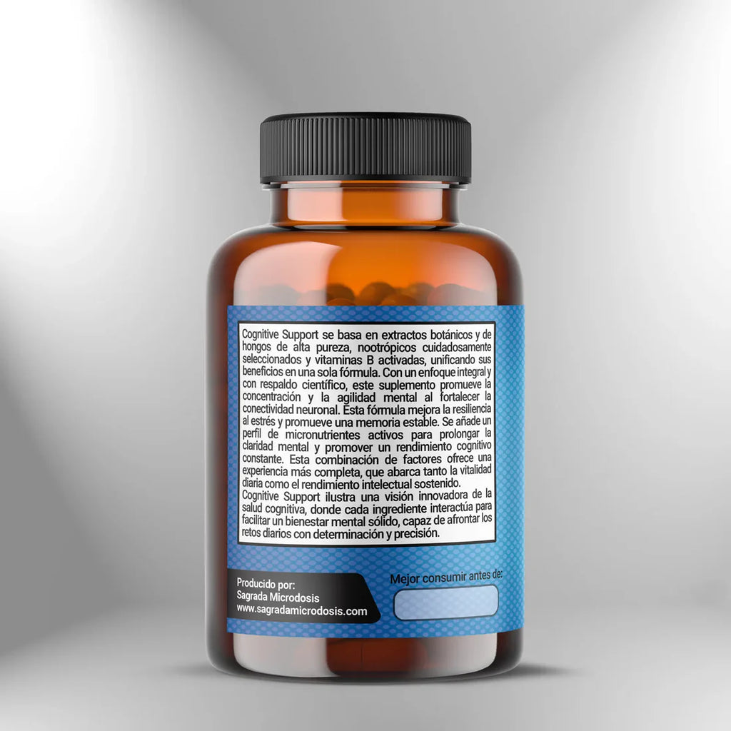 Cognitive Support Apoyo Cognitivo 90 cápsulas Sagrada Microdosis