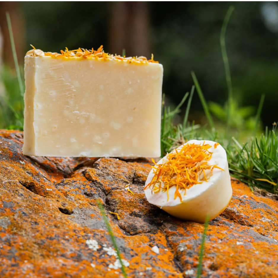 Jabón Artesanal Avena y Calendula
