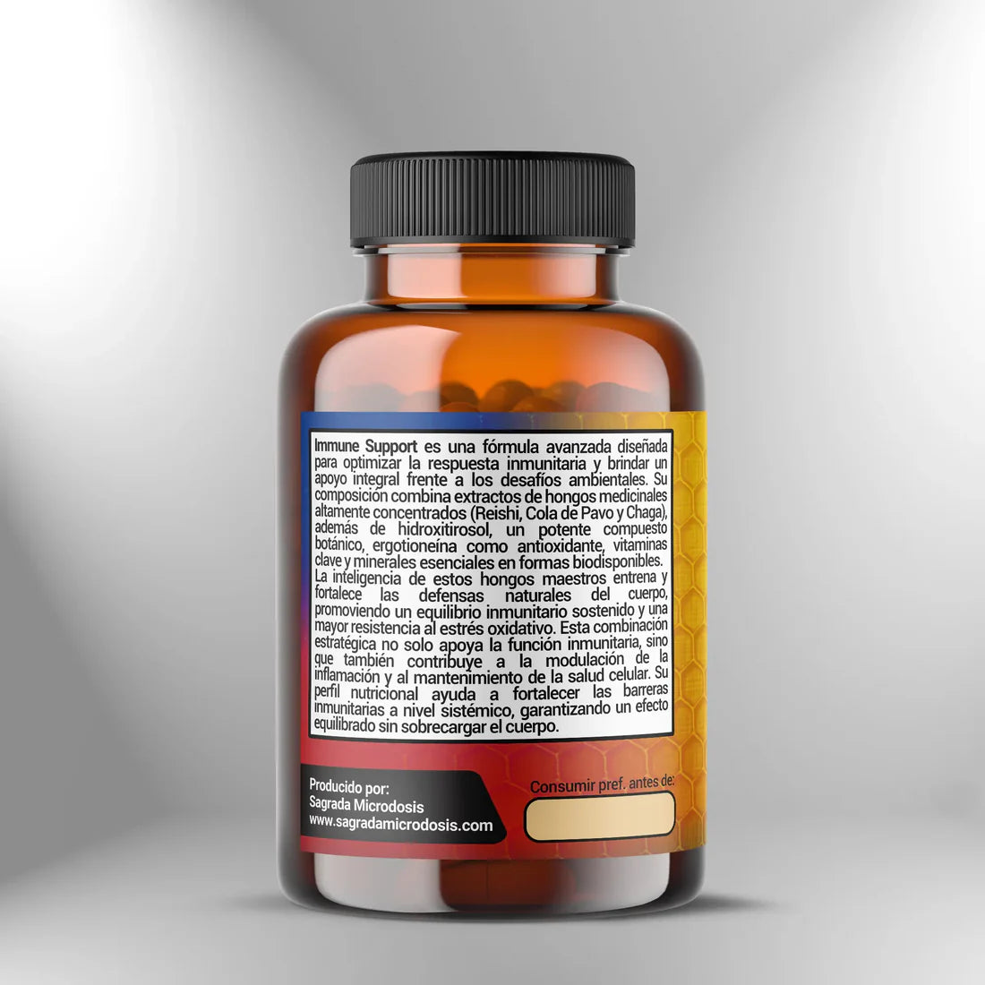 Inmune Support: Apoyo para el Sistema Inmune 90 cápsulas Sagrada Microdosis