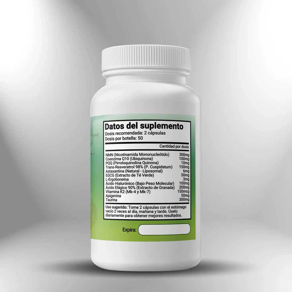 Longevity Support: Apoya para Envejecimiento Saludable 100 cápsulas Sagrada Microdosis