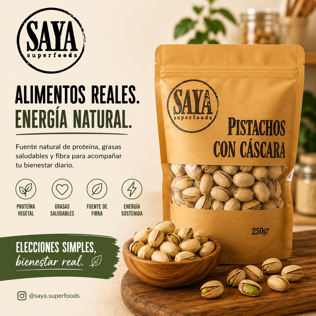 PISTACHOS CON CÁSCARA