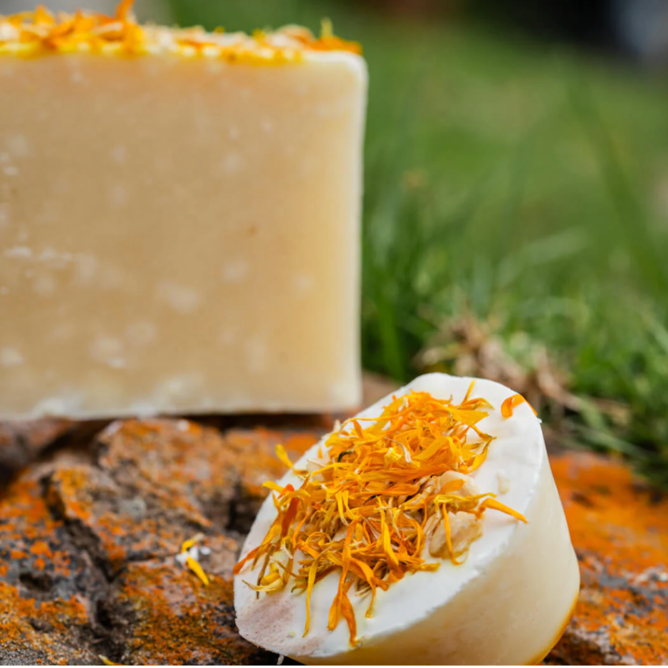 Jabón Artesanal Avena y Calendula