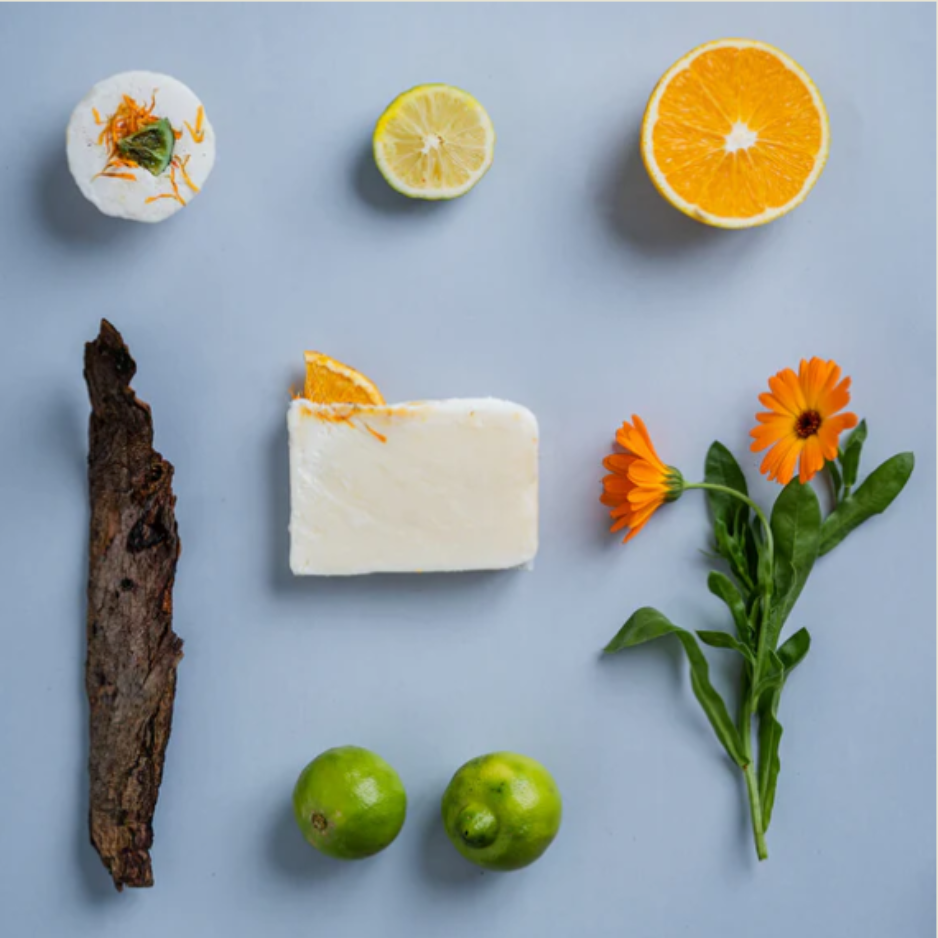 Jabón Artesanal Calendula y Naranja