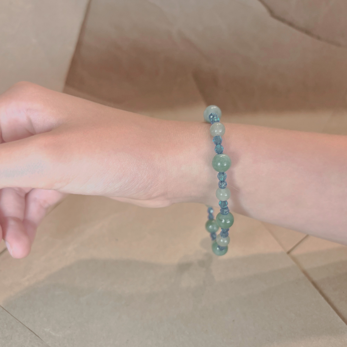 Pulsera Jade y Cristales – Energía, Armonía y Protección (Pieza Única)