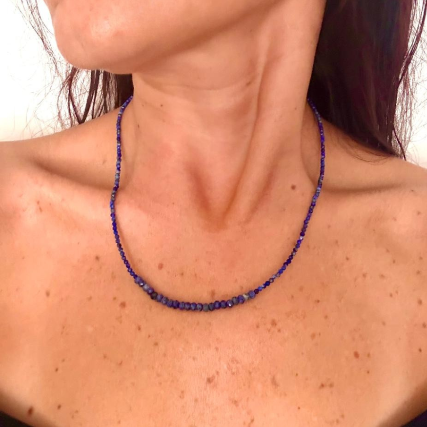 Collar  Doble Lapislázuli