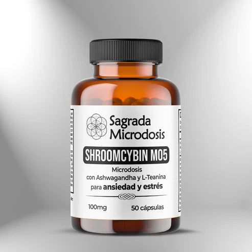 Shroomcybin Microdosis para la Ansiedad y Stress 50 cápsulas