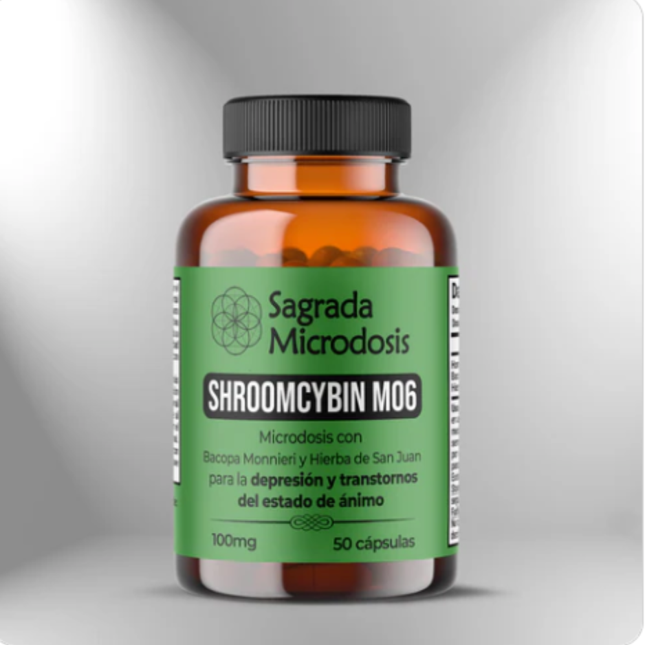 Shroomcybin M06: Microdosis blend para Depresión 100mg - 50 cápsulas