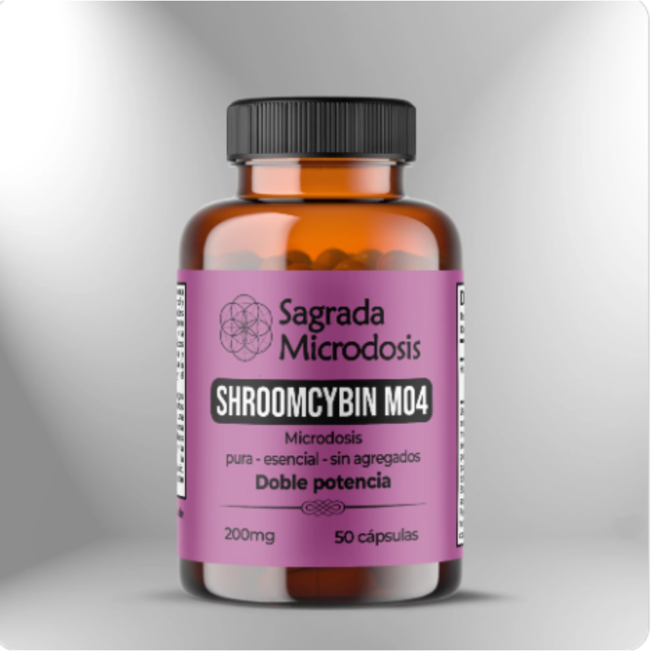 Shroomcybin M04: Microdosis Pura 200mg - 50 cápsulas
