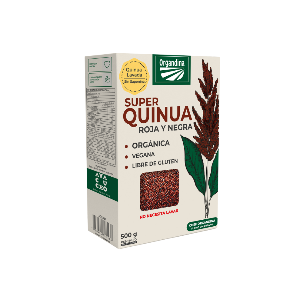 Quinua Premium Gourmet Roja y Negra 500g